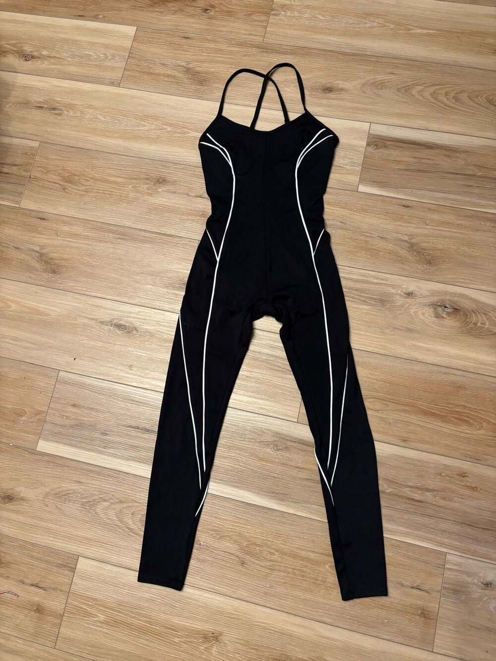 Victoria's Secret Sport Contrast Trim Criss-Cross Active Jumpsuit